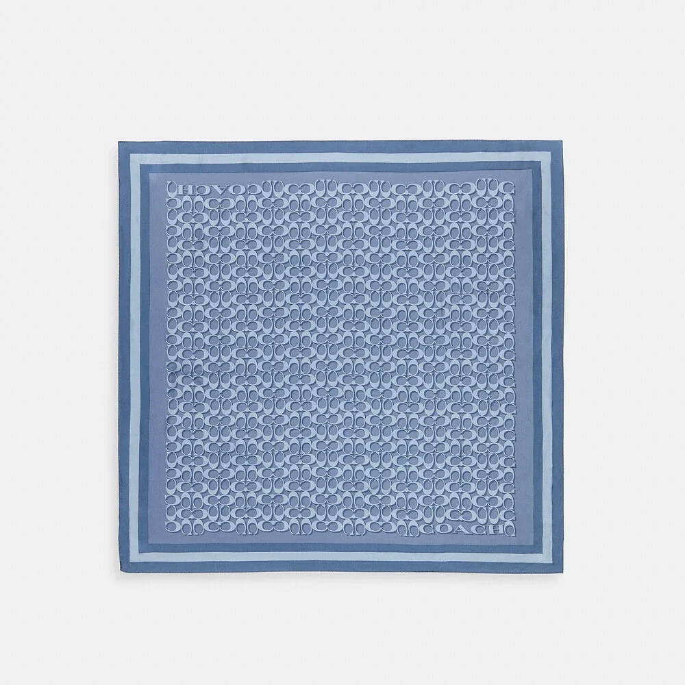 💙NWT Coach Signature Silk Square Scarf💙